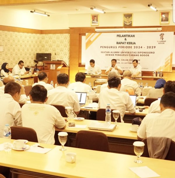 Pelantikan dan Rapat Kerja IKA Undip DPC Bogor 2024