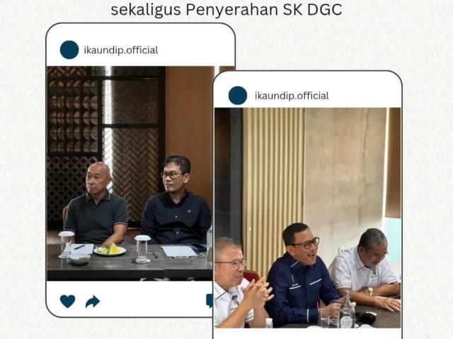 Halal Bihalal DGC dan Penyerahan SK Kepengurusan Diponegoro Golf Club Yang Baru